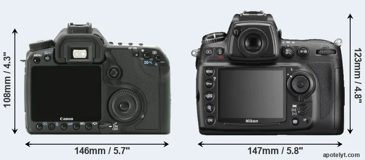 Comparison 40D or D700 rear