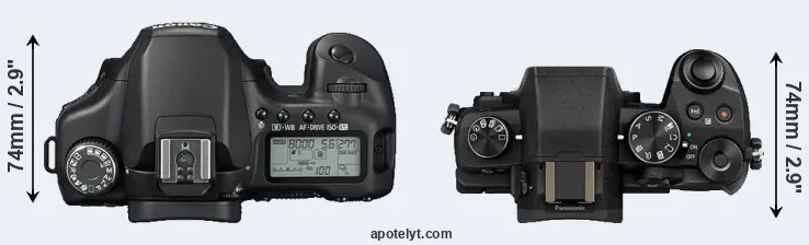 Compare 40D versus G80 top