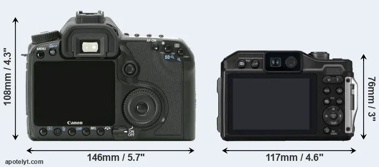 Comparison 40D or TS7 rear