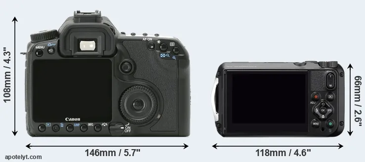 Comparison 40D or WG-6 rear