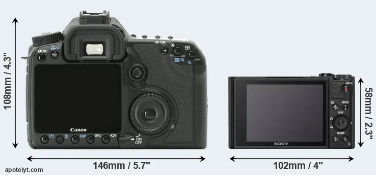 Comparison 40D or WX800 rear