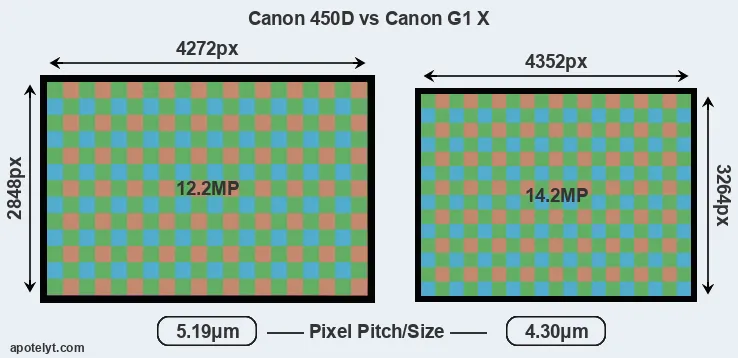 450D versus G1X MP