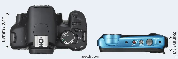 Compare 450D versus XP130 top