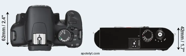 Compare 450D versus M Typ 262 top