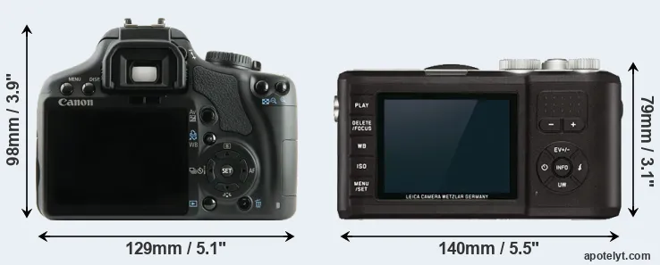 Comparison 450D or X-U Typ 113 rear