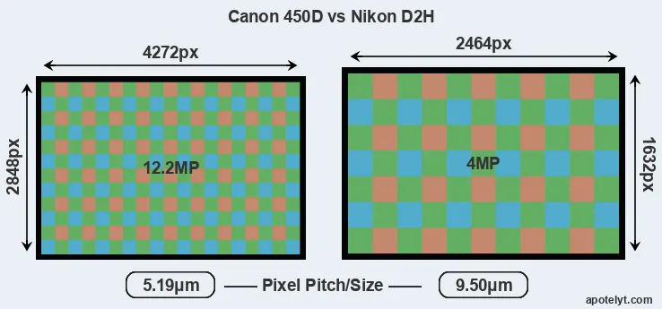 450D versus D2H MP