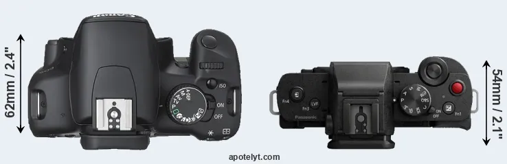 Compare 450D versus G110 top