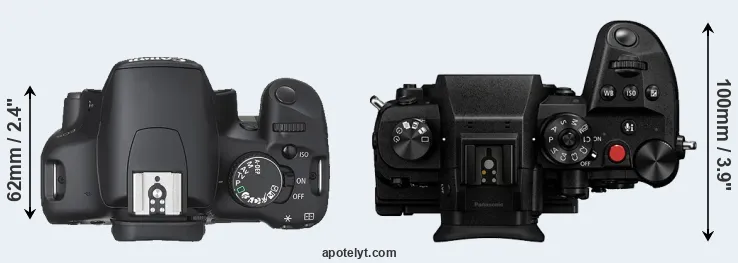 Compare 450D versus GH6 top