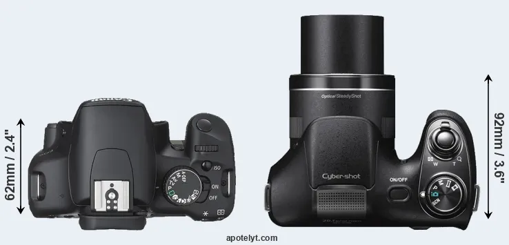 Compare 450D versus H300 top
