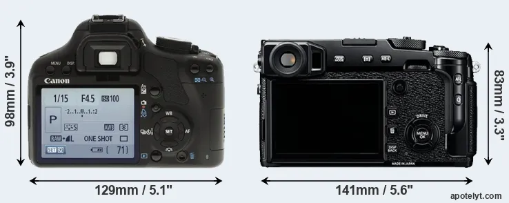 Comparison 500D or X-Pro2 rear