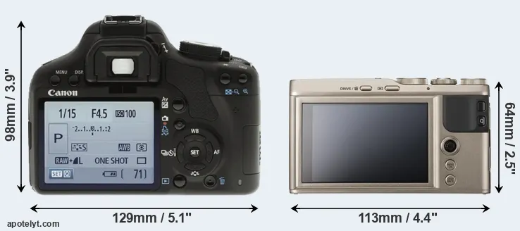 Comparison 500D or XF10 rear
