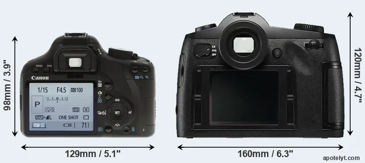 Comparison 500D or S Typ 006 rear