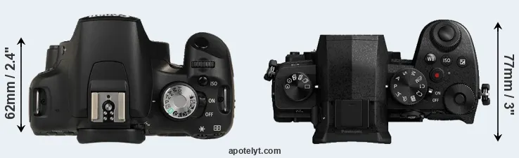 Compare 500D versus G90 top