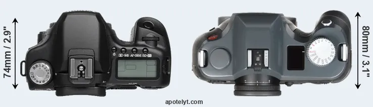 Compare 50D versus S-E Typ 006 top