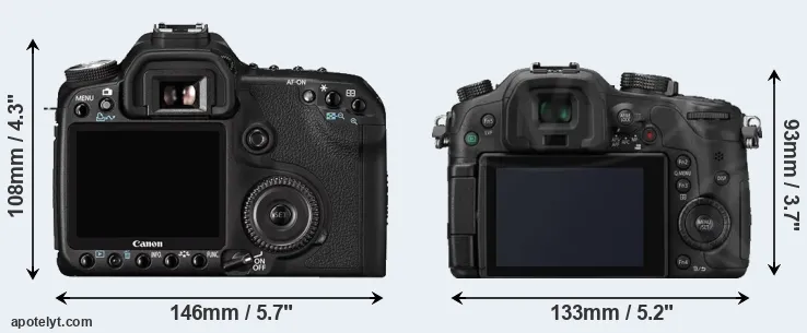 Comparison 50D or GH3 rear