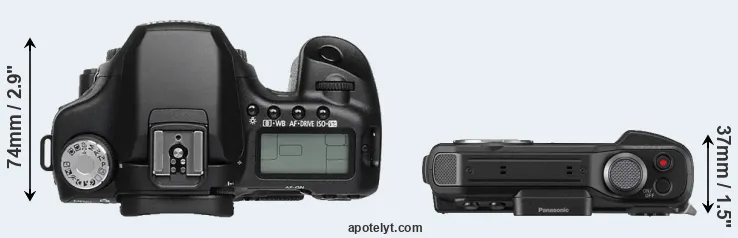 Compare 50D versus TS7 top