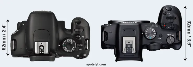 Compare 550D versus R7 top