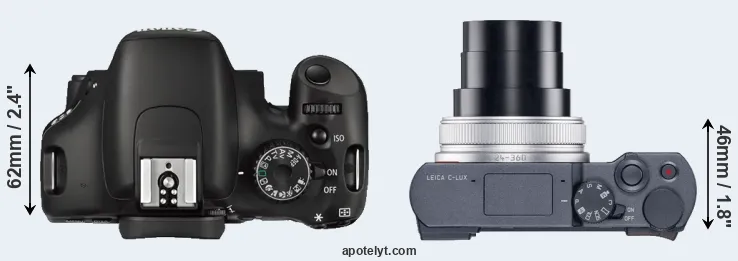 Compare 550D versus C-LUX top