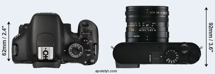 Compare 550D versus Q2 top