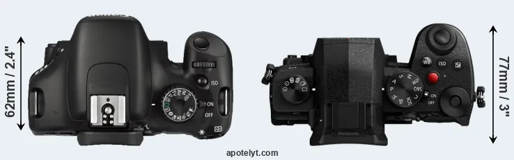 Compare 550D versus G97 top
