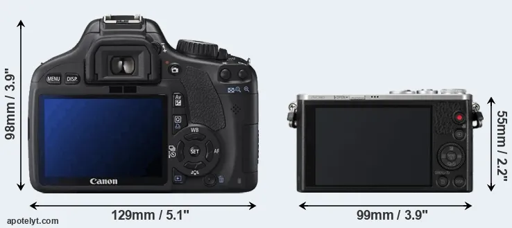 Comparison 550D or GM1 rear