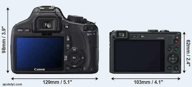 Comparison 550D or LF1 rear