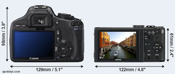 Comparison 550D or MX-1 rear