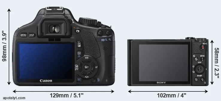 Comparison 550D or WX800 rear