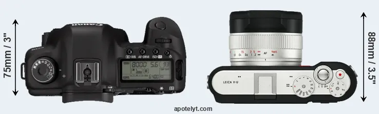 Compare 5D Mark II versus X-U Typ 113 top
