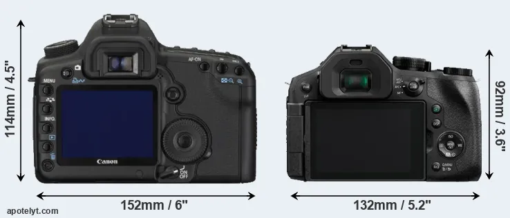 Comparison 5D Mark II or FZ300 rear