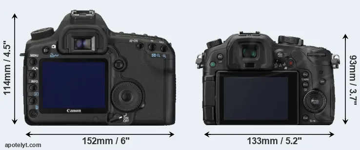 Comparison 5D Mark II or GH3 rear