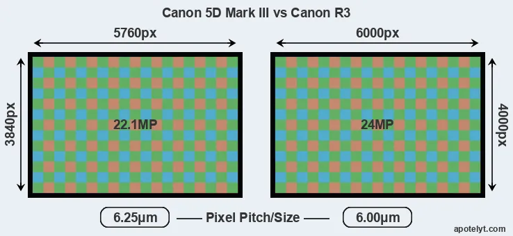 5D Mark III versus R3 MP
