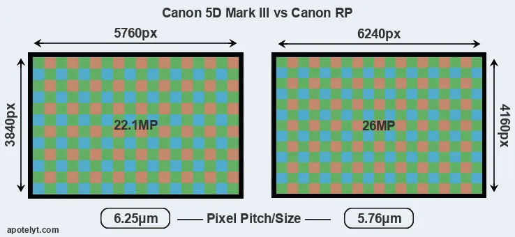 5D Mark III versus RP MP
