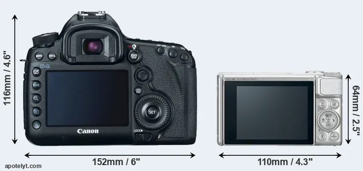 Comparison 5D Mark III or SX730 rear