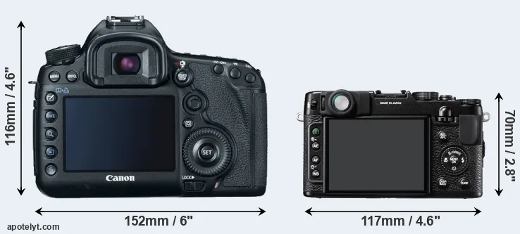 Comparison 5D Mark III or X10 rear