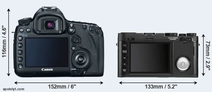 Comparison 5D Mark III or X Vario rear