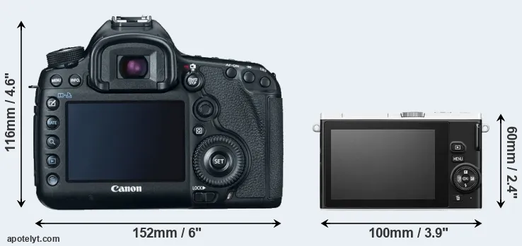 Comparison 5D Mark III or J4 rear