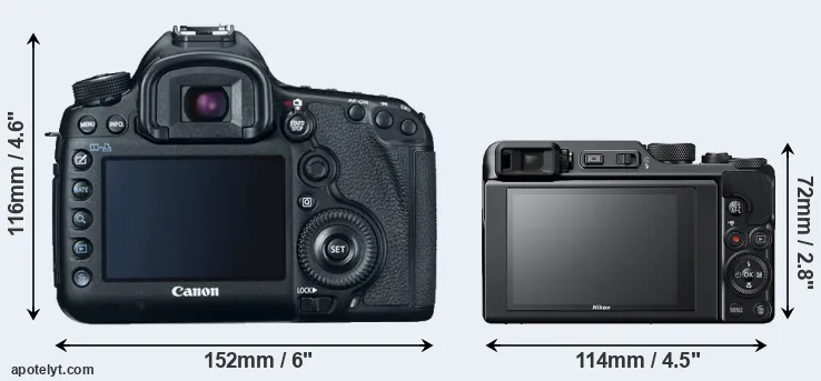 Comparison 5D Mark III or A1000 rear
