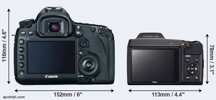 Comparison 5D Mark III or L840 rear