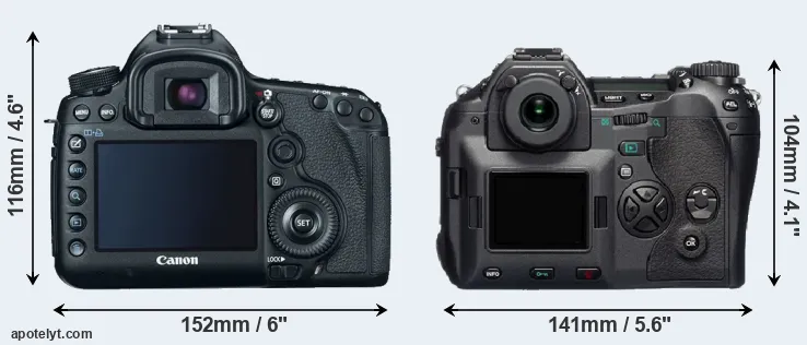 Comparison 5D Mark III or E-1 rear