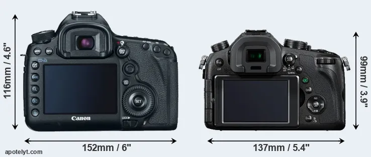 Comparison 5D Mark III or FZ1000 rear