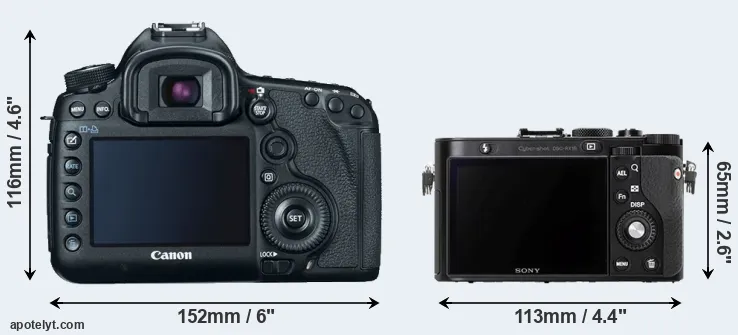 Comparison 5D Mark III or RX1R rear