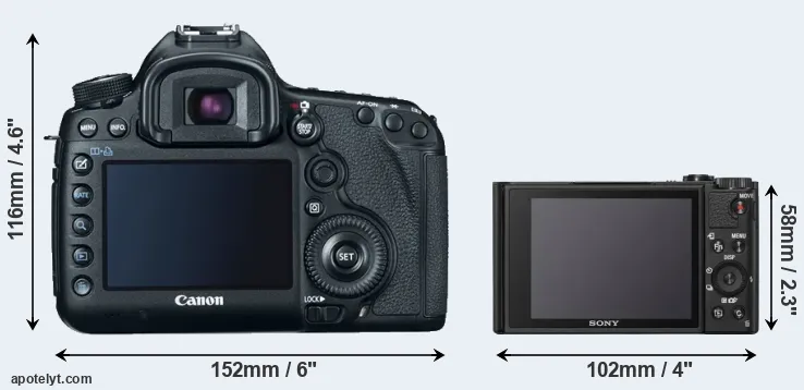 Comparison 5D Mark III or WX800 rear