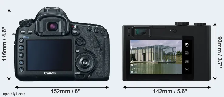 Comparison 5D Mark III or ZX1 rear