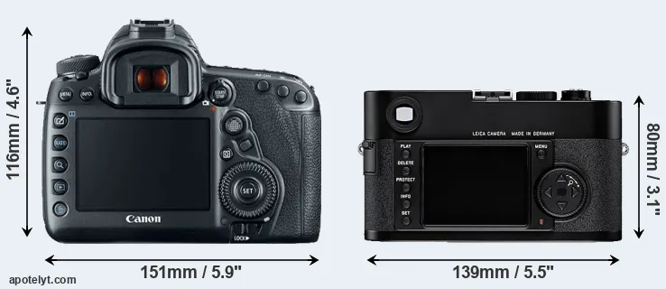 Comparison 5D Mark IV or M8 rear