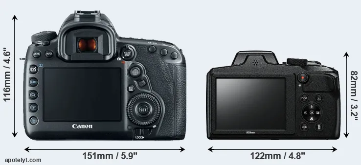 Comparison 5D Mark IV or B600 rear