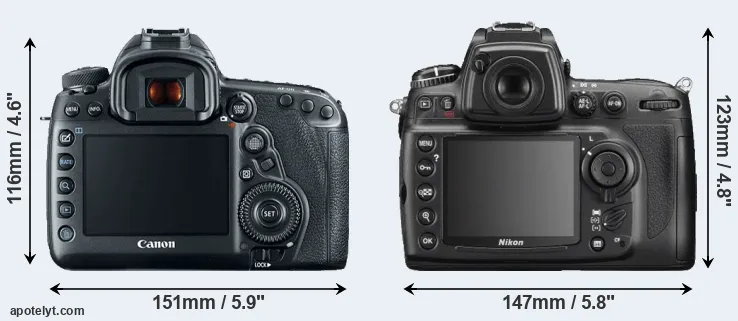 Comparison 5D Mark IV or D700 rear