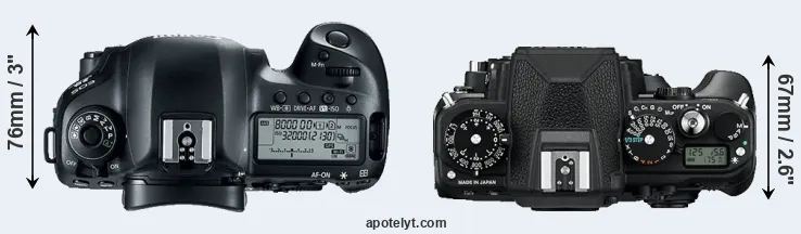 Compare 5D Mark IV versus Df top