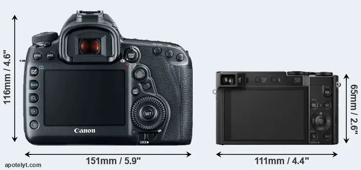 Comparison 5D Mark IV or TZ100 rear
