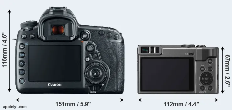 Comparison 5D Mark IV or ZS70 rear